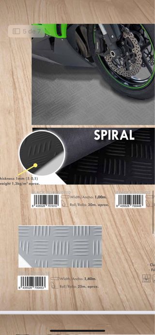 Suelo PVC 140 ancho por metros ENVIO RAPIDO