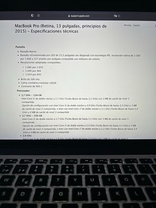 MacBook Pro Intel Core i5