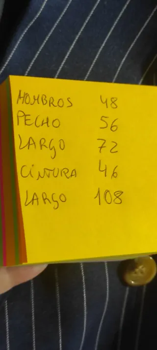 Traje Rayas Hombre 2 Piezas Azul/Blanco