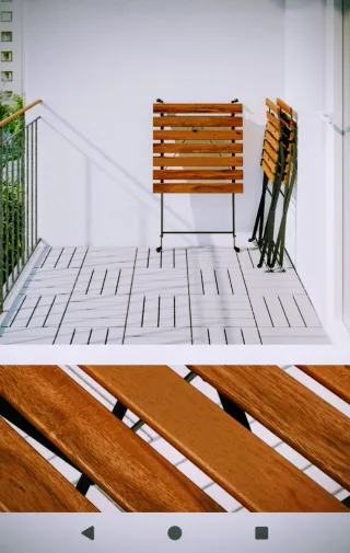 Mesa y 2 Sillas Plegables Ikea