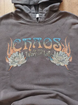 Sudadera Bershka con estampado Talla M