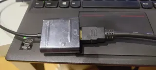 Adaptador VGA a HDMI + audio