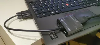 Adaptador VGA a HDMI + audio