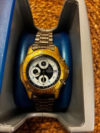 Reloj Breil Dorado y Plateado