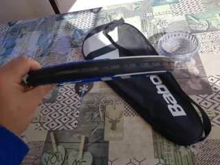 Raqueta Tenis Babolat Drive Z Lite azul y blanca