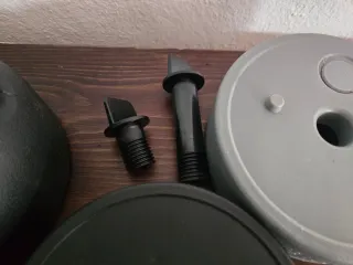 Kettlebell 3 Kg Negra y Gris de Crane