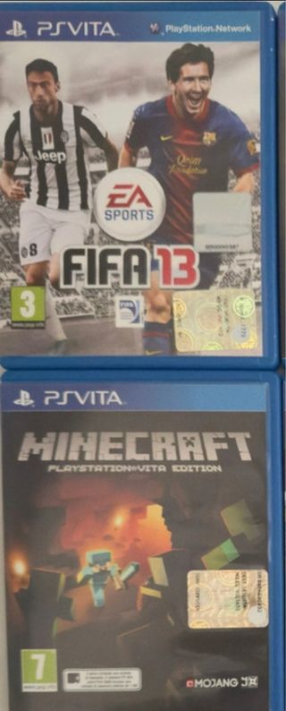 FIFA 13 & Minecraft PS Vita Giochi