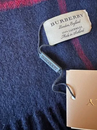 Bufanda Burberry Azul Marino