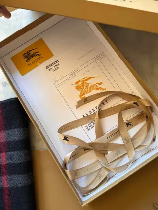 Bufanda Burberry Azul Marino