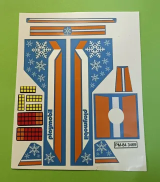 Pegatinas Playmobil Máquina Quitanieves 3469