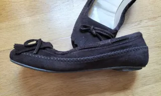 Mocasines marrones oscuros