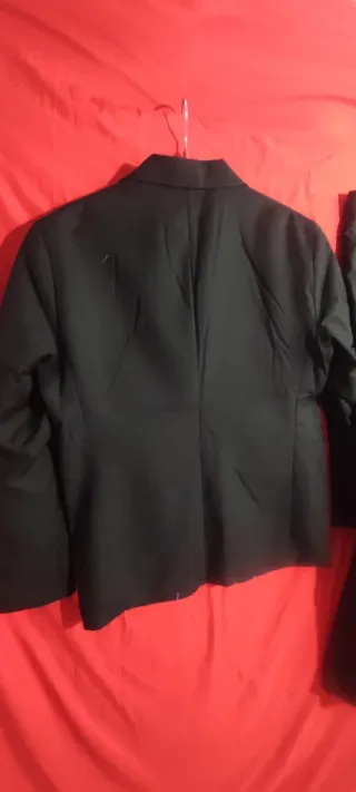 Traje de caballero negro 2 piezas