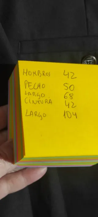 Traje de caballero negro 2 piezas