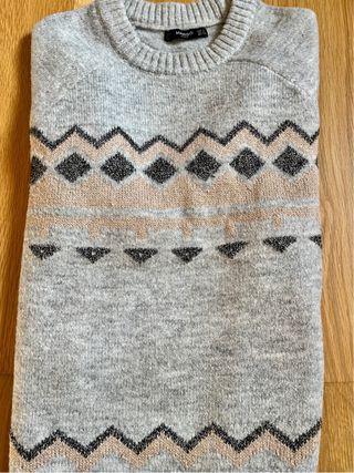 Jersey Jacquard Mango Gris