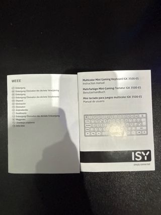 Teclado NUEVO Gaming 60% RGB