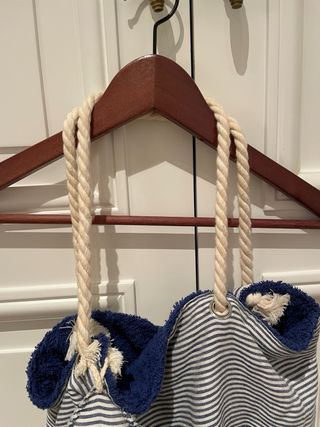 Bolsa de playa de toalla