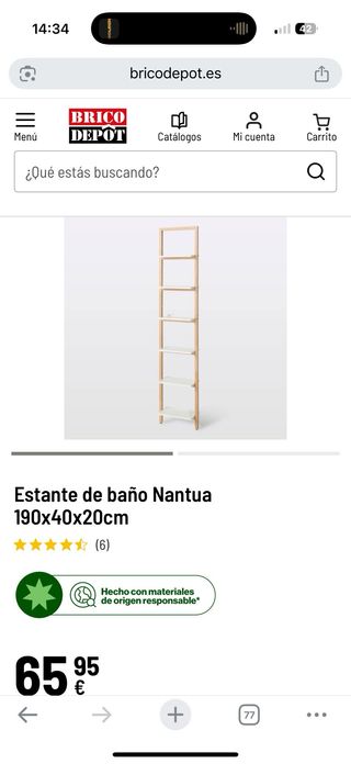 Estantería Nantua Madera