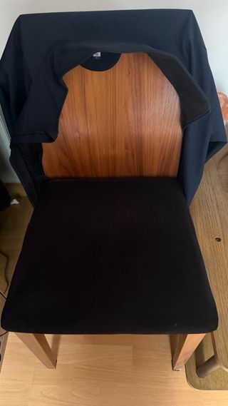 Mesa de salón madera y cristal