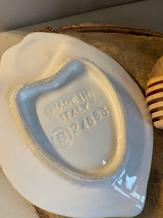 Poggia mestoli limone in ceramica made in Italy