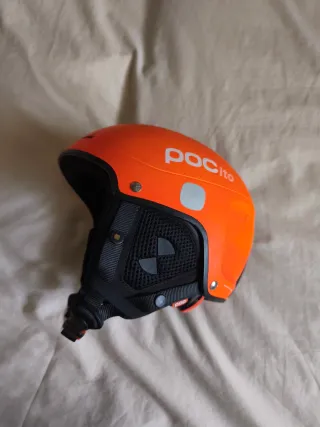 Casco Esquí Poc Niño Talla XS-S Naranja