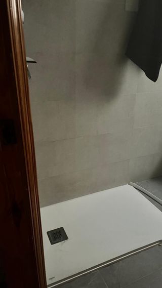 Mampara de ducha 108x195 cm Comprada en Leroy