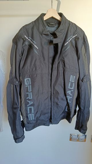 Chaqueta Moto Negra Talla 3XL GPRace
