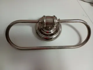 Juego baño retro 80s metal y cristal