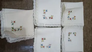 Servilletas bordadas a mano