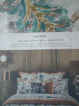 Juego de cama algodón multicolor