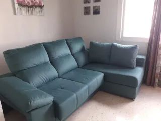 Chaiselongue turquesa seminuevo