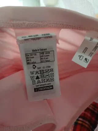 Equipación ropa ballet rosa niña