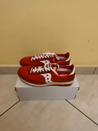Saucony Scarpe Uomo Rosse e Bianche