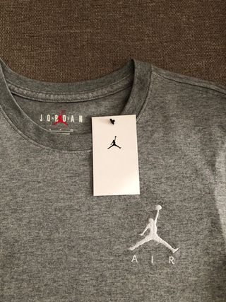 Camiseta Jordan Air Baloncesto Gris