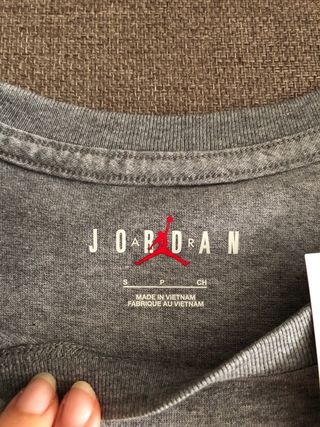 Camiseta Jordan Air Baloncesto Gris