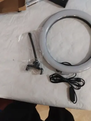 Aro de luz LED con control remoto solo lo que se