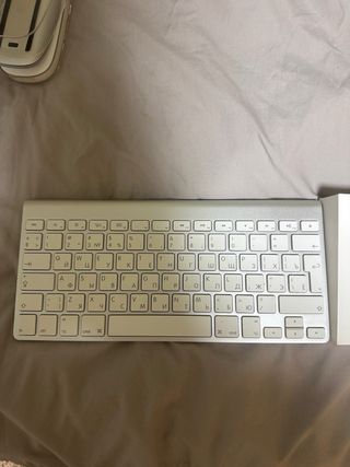 Teclado y Ratón Apple Plata