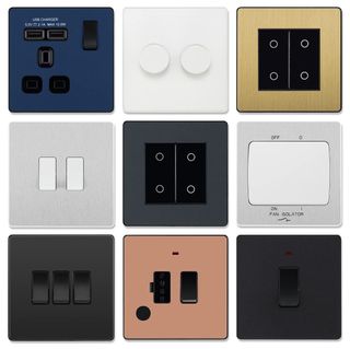 Interruptor regulador intensidad doble