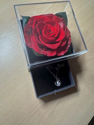 Collar Corazón Plata San Valentín