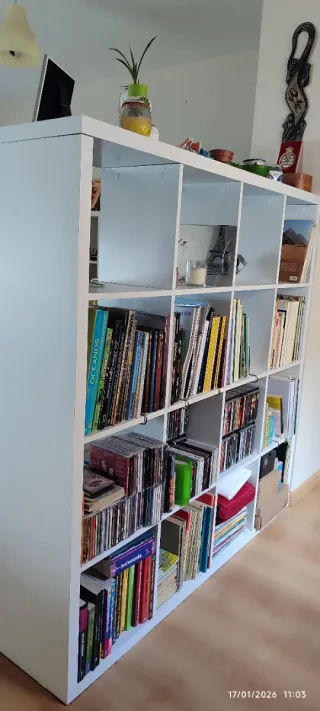 Estantería Kallax 16 huecos blanca