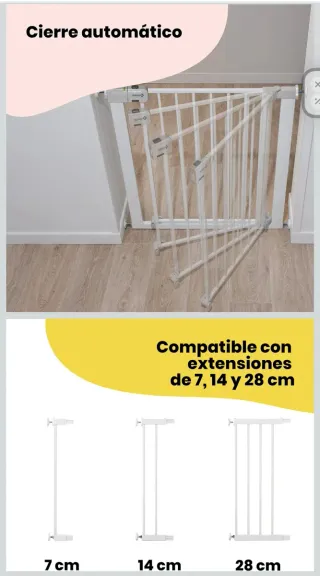 Barrera seguridad niños/mascotas 73-80cm