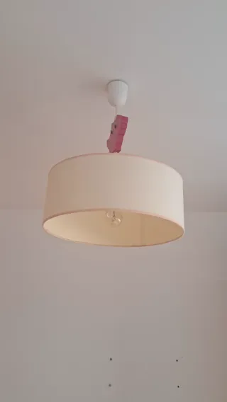 Lámpara infantil búho rosa