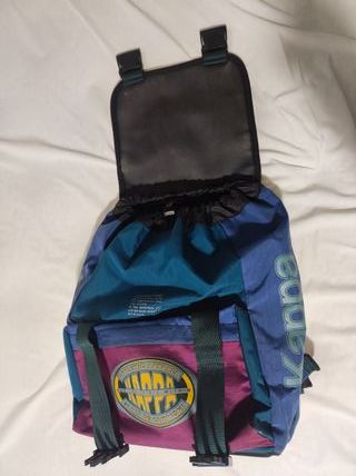 Mochila Kappa Vintage Azul y Morado
