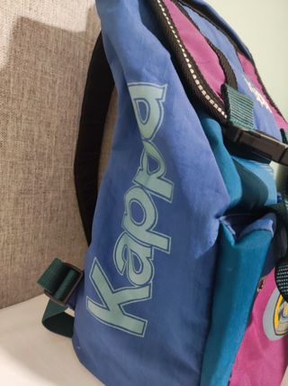 Mochila Kappa Vintage Azul y Morado