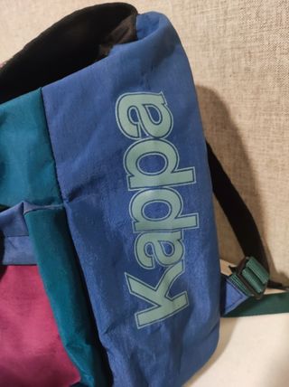 Mochila Kappa Vintage Azul y Morado