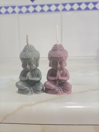 Set 2 Velas Buda Zen