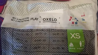 Patines Oxelo Talla 32/34 Rosa y Morado