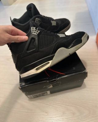 Air Jordan 4 Black Canvas Originali