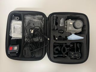 Cámara de Acción 4K Ultra HD con Wi-Fi y Maletín