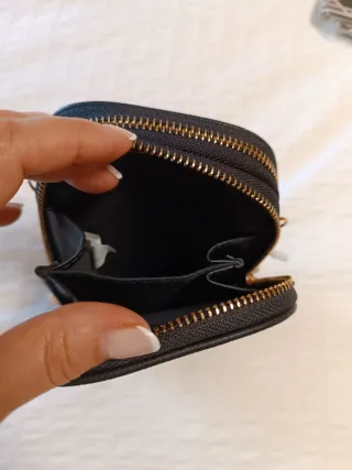 Bolso Cartera Móvil Negro Correa Multicolor