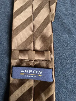 Lote de 3 corbatas: gris y marrón